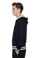 MAGLIE CON ZIP Blu Blu Cashmere