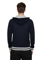 MAGLIE CON ZIP Blu Blu Cashmere