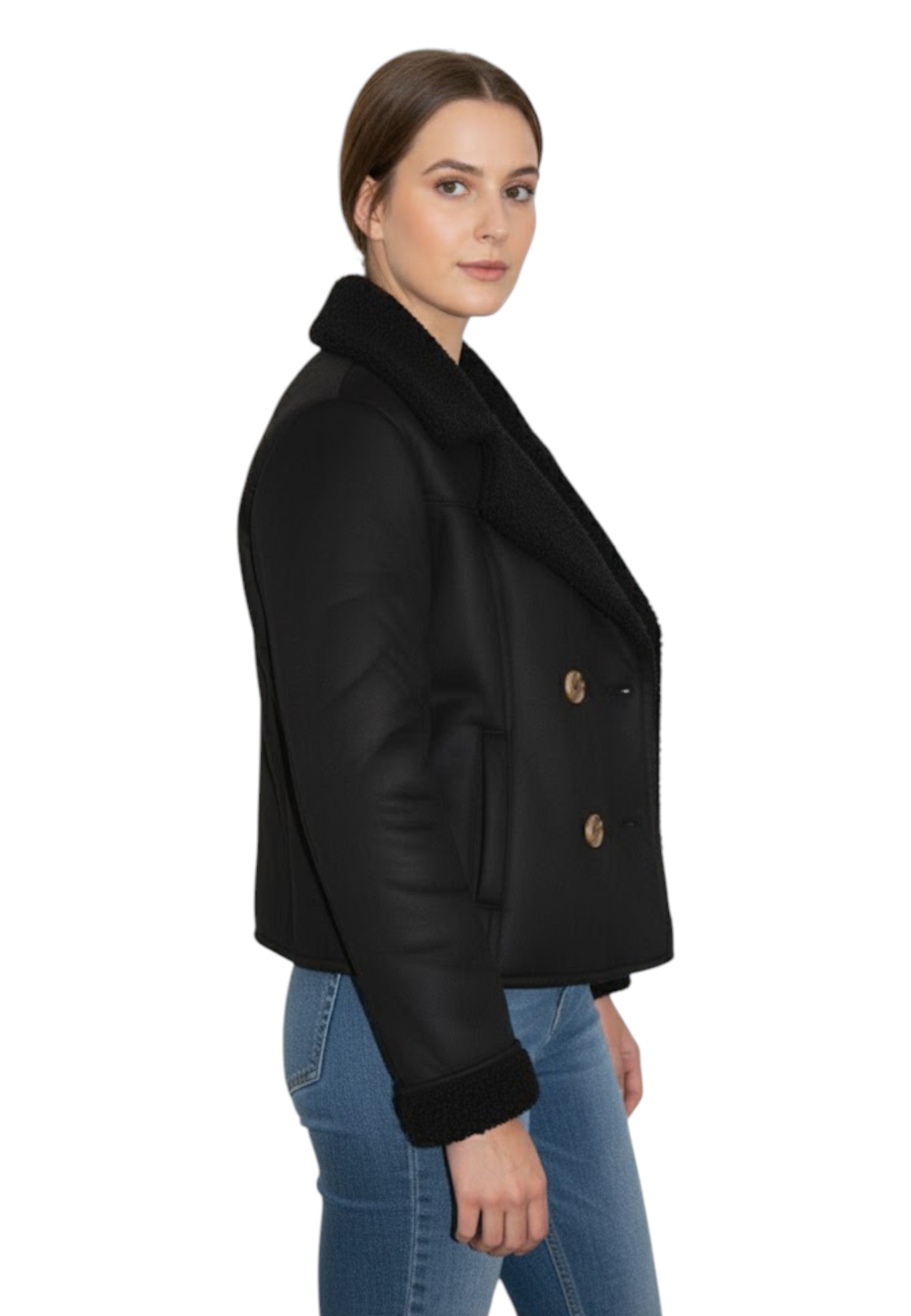 PEACOAT Nero Leon & Loulou