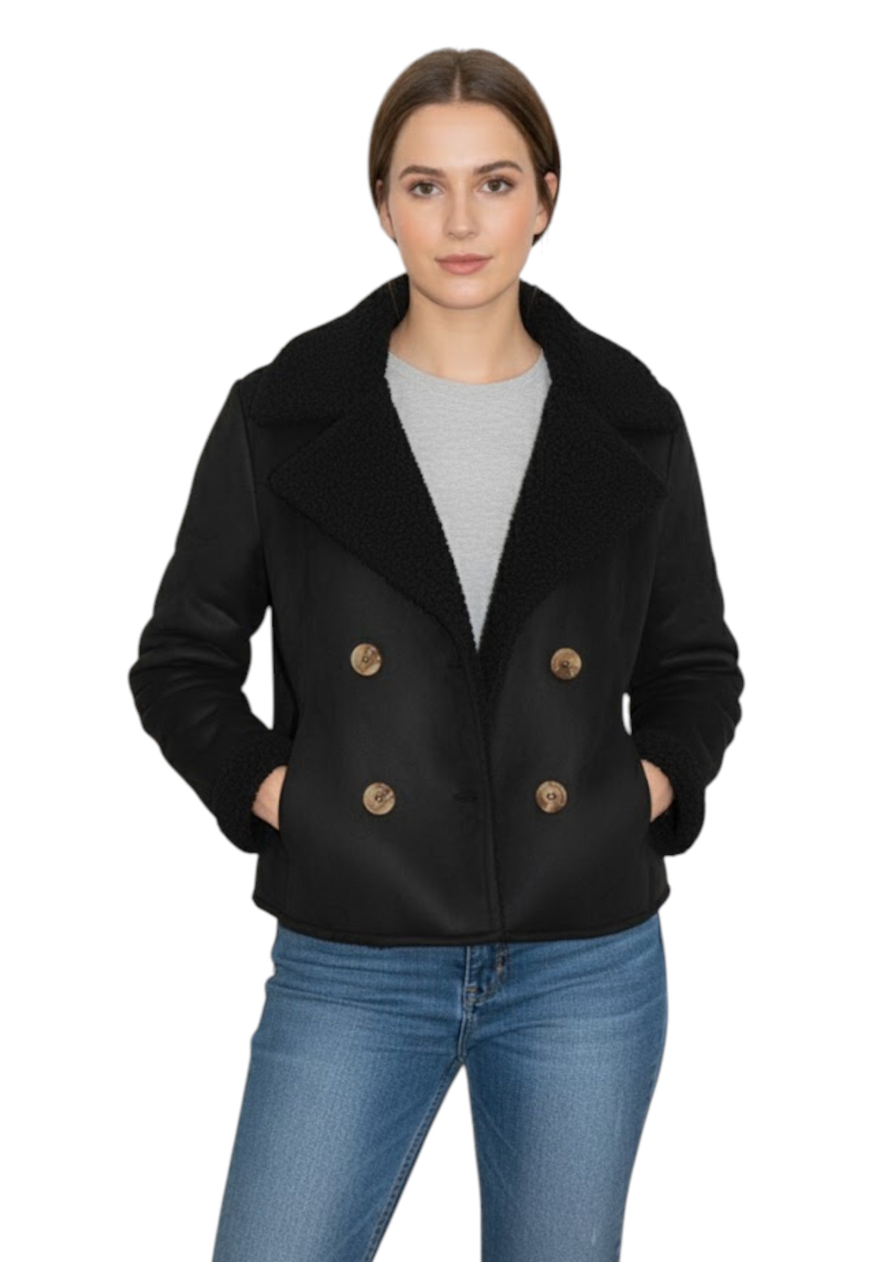 PEACOAT Nero Leon & Loulou