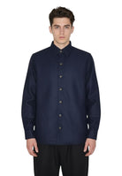 CAMICIE MANICA LUNGA Blu Grigio