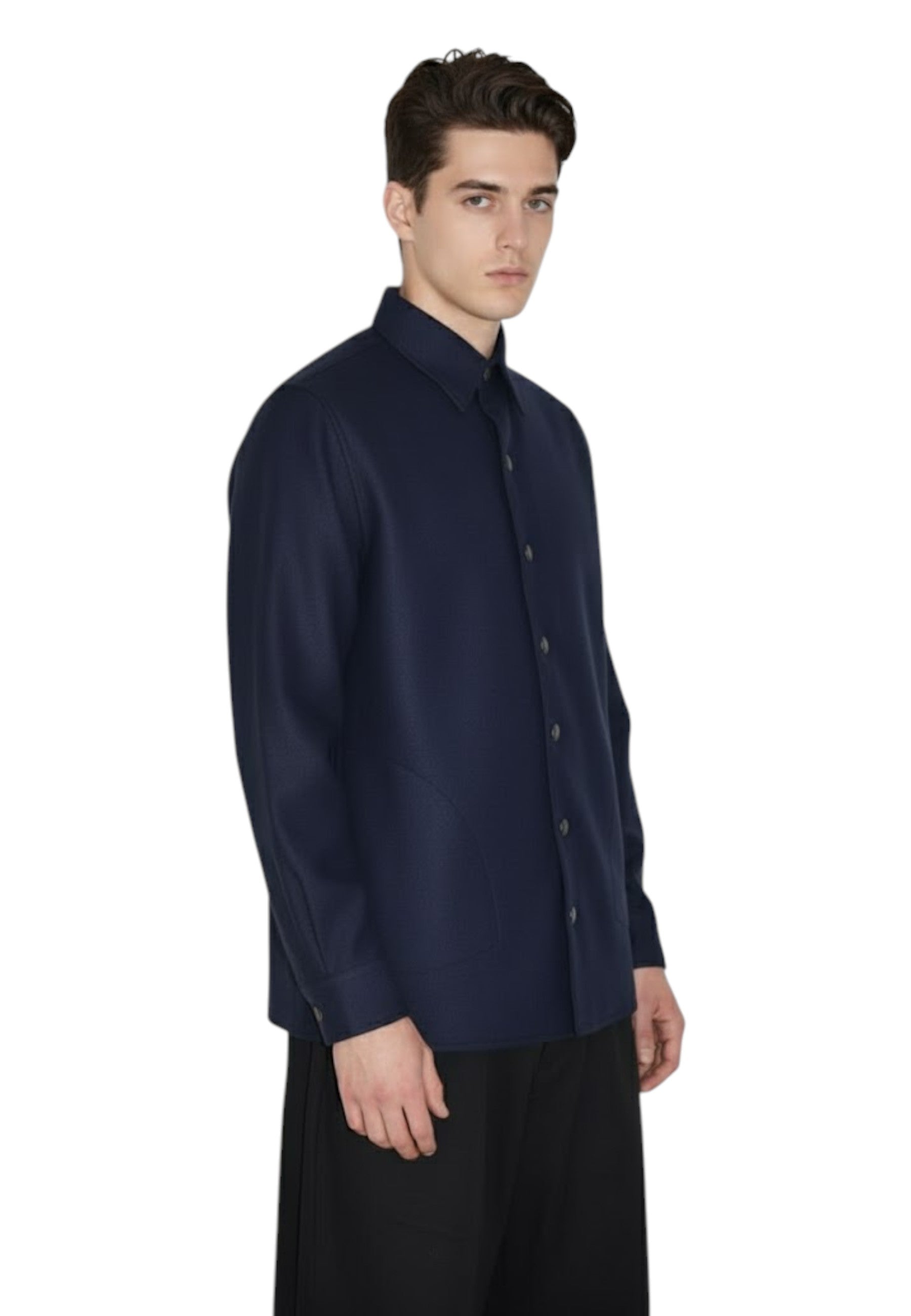 CAMICIE MANICA LUNGA Blu Grigio