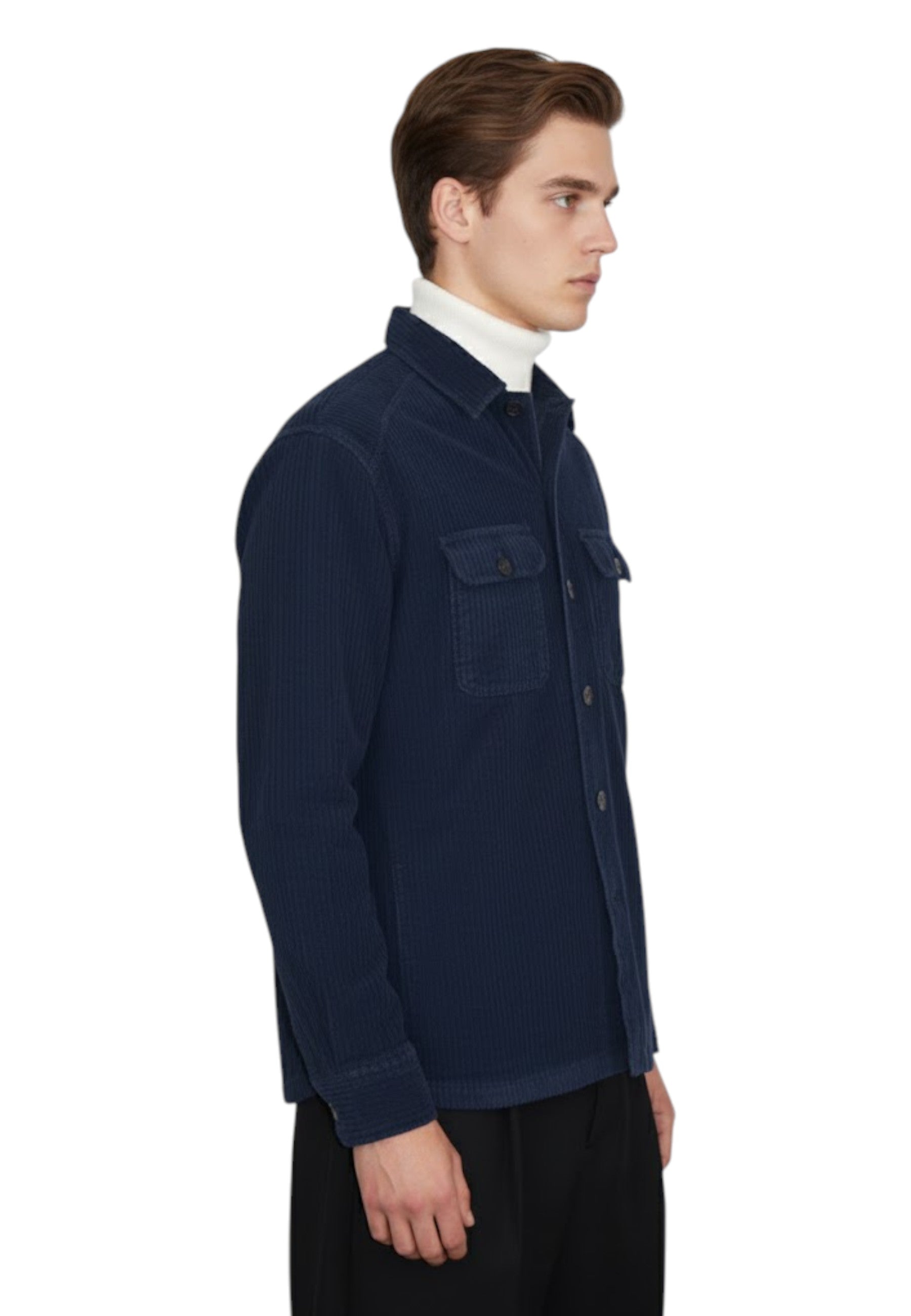 CAMICIE MANICA LUNGA Blu Grigio