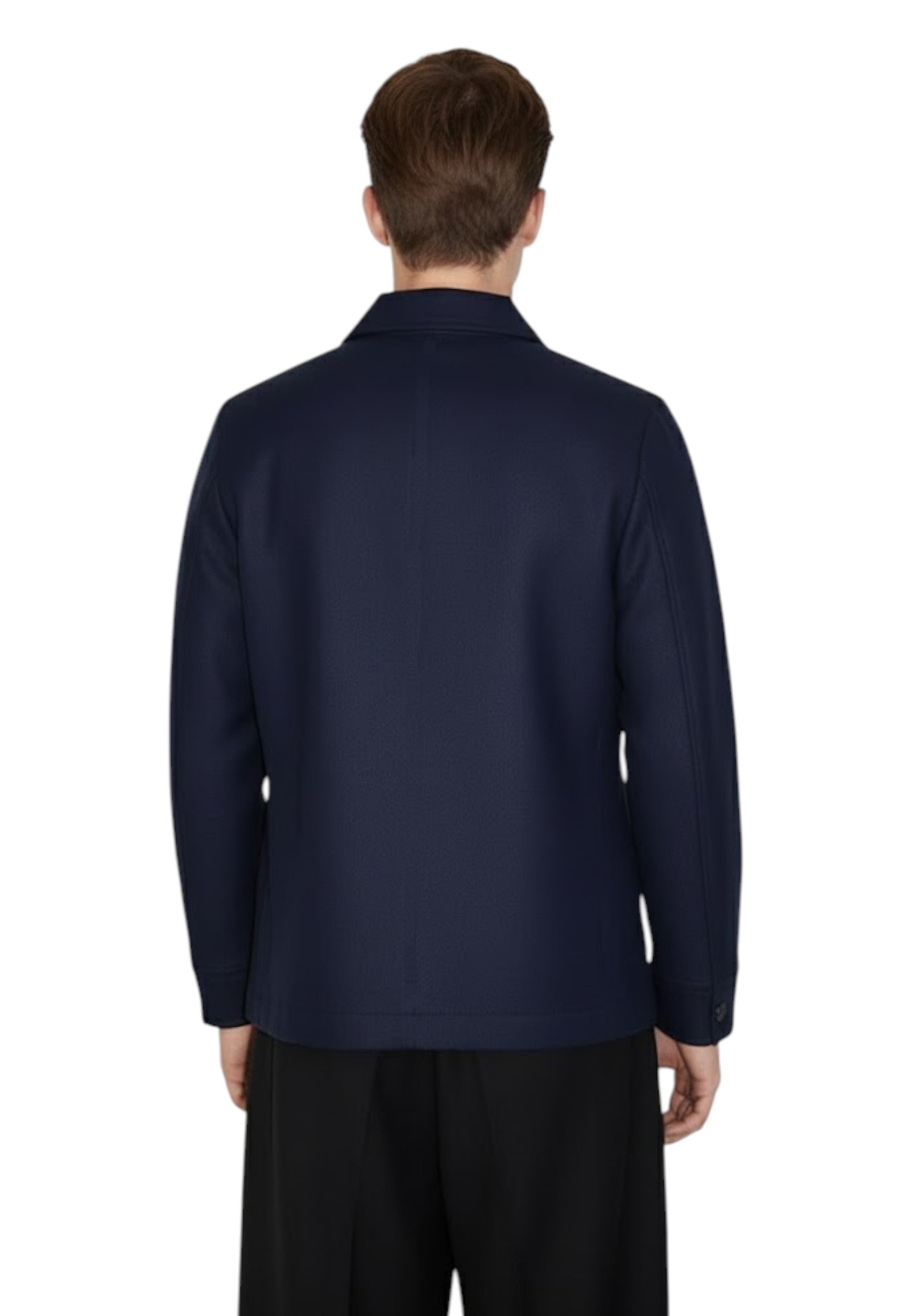 OVER SHIRT Blu Grigio