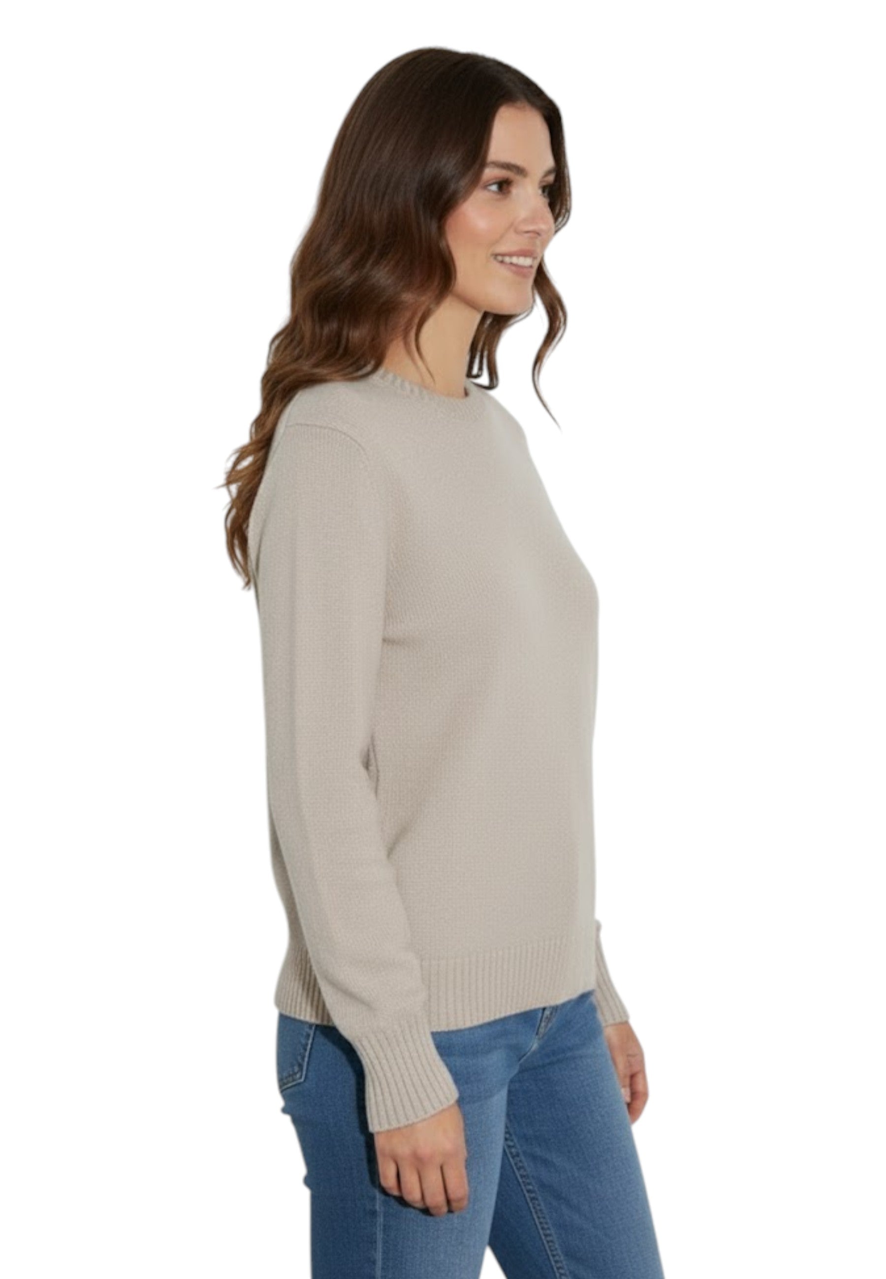 GIROCOLLO MANICA LUNGA Beige Gran Sasso