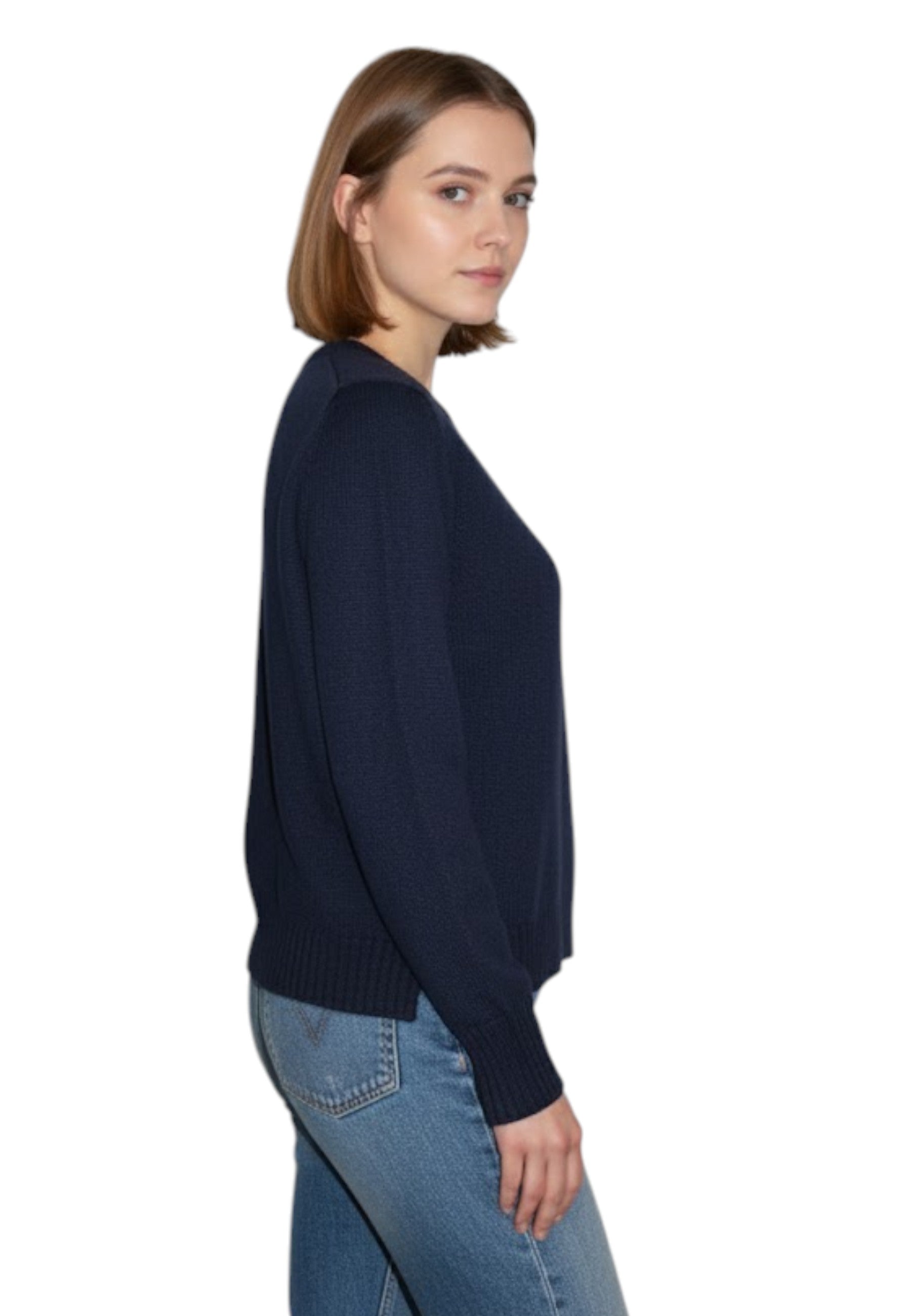 GIROCOLLO MANICA LUNGA Blu Gran Sasso