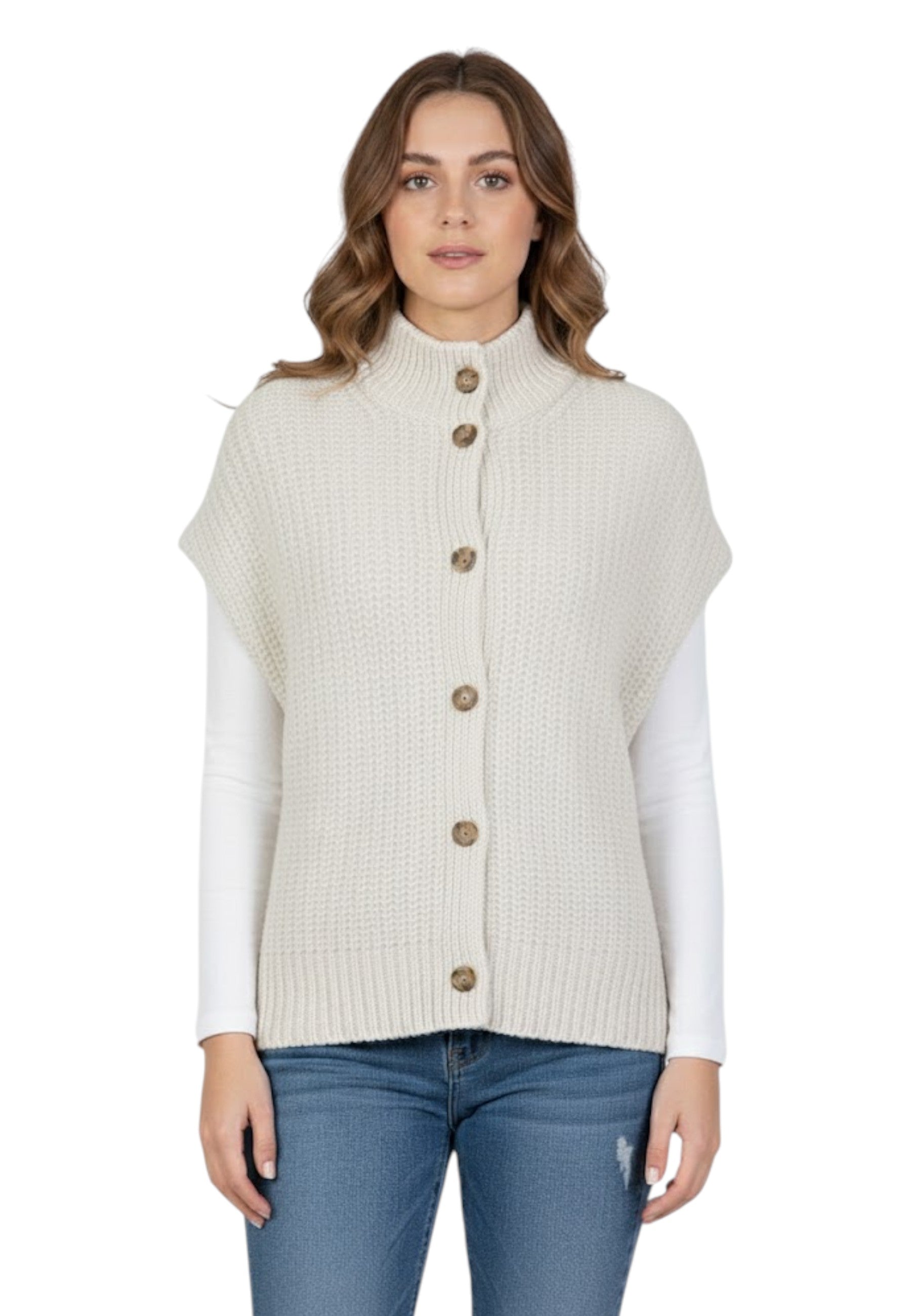 PONCHO Beige Gran Sasso