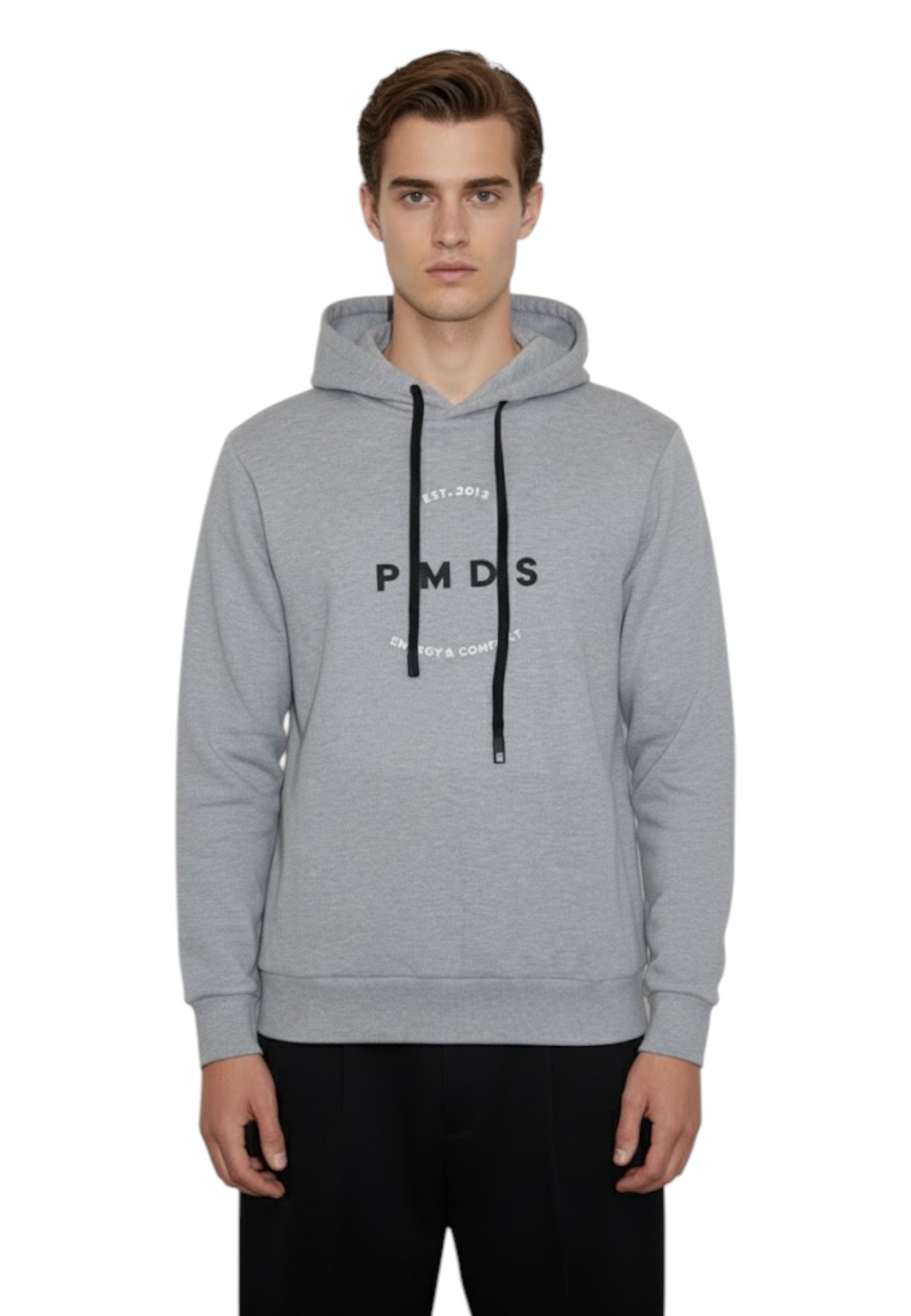 FELPA A GIROCOLLO Grigio Pmds