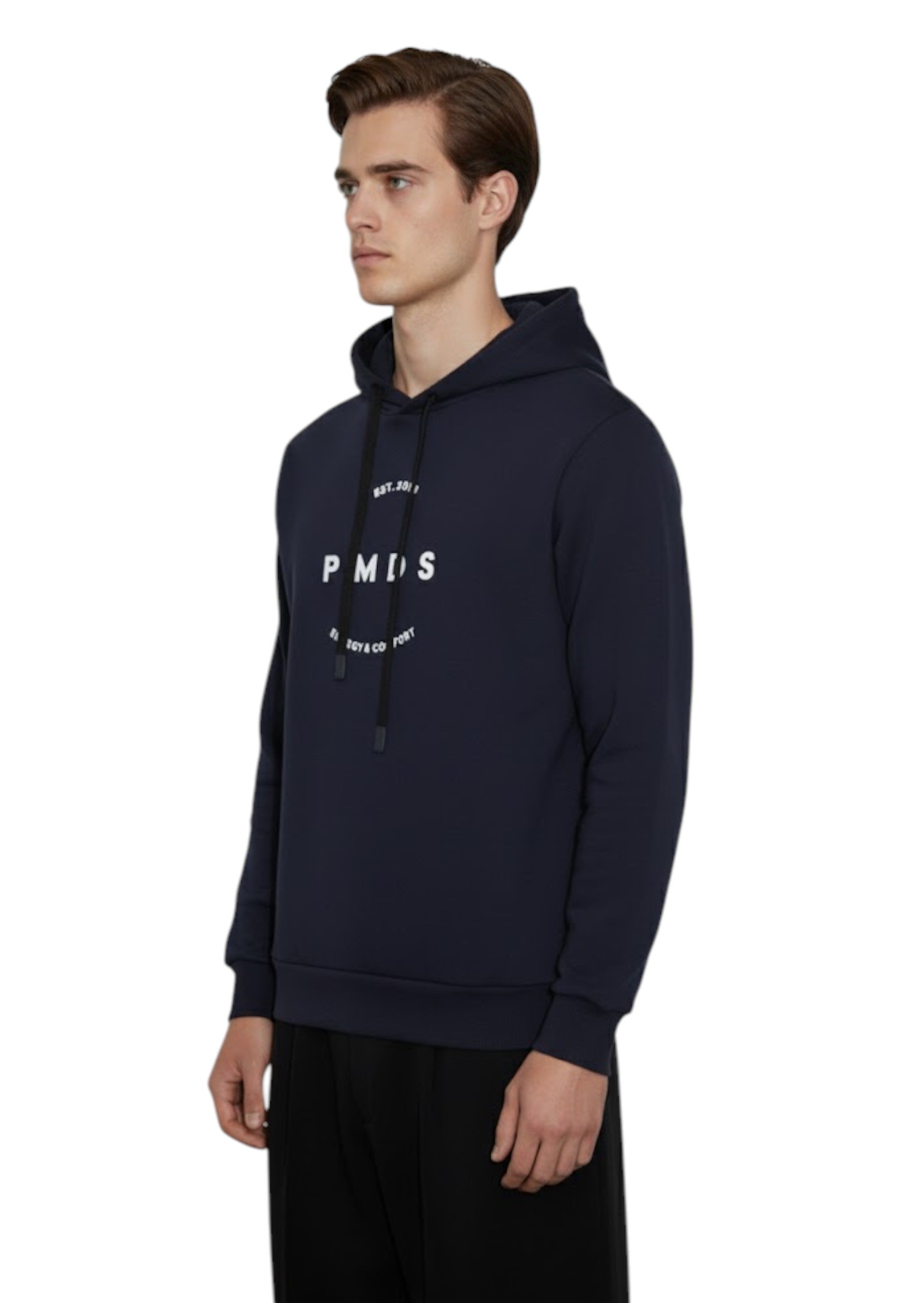 FELPA A GIROCOLLO Blu Pmds