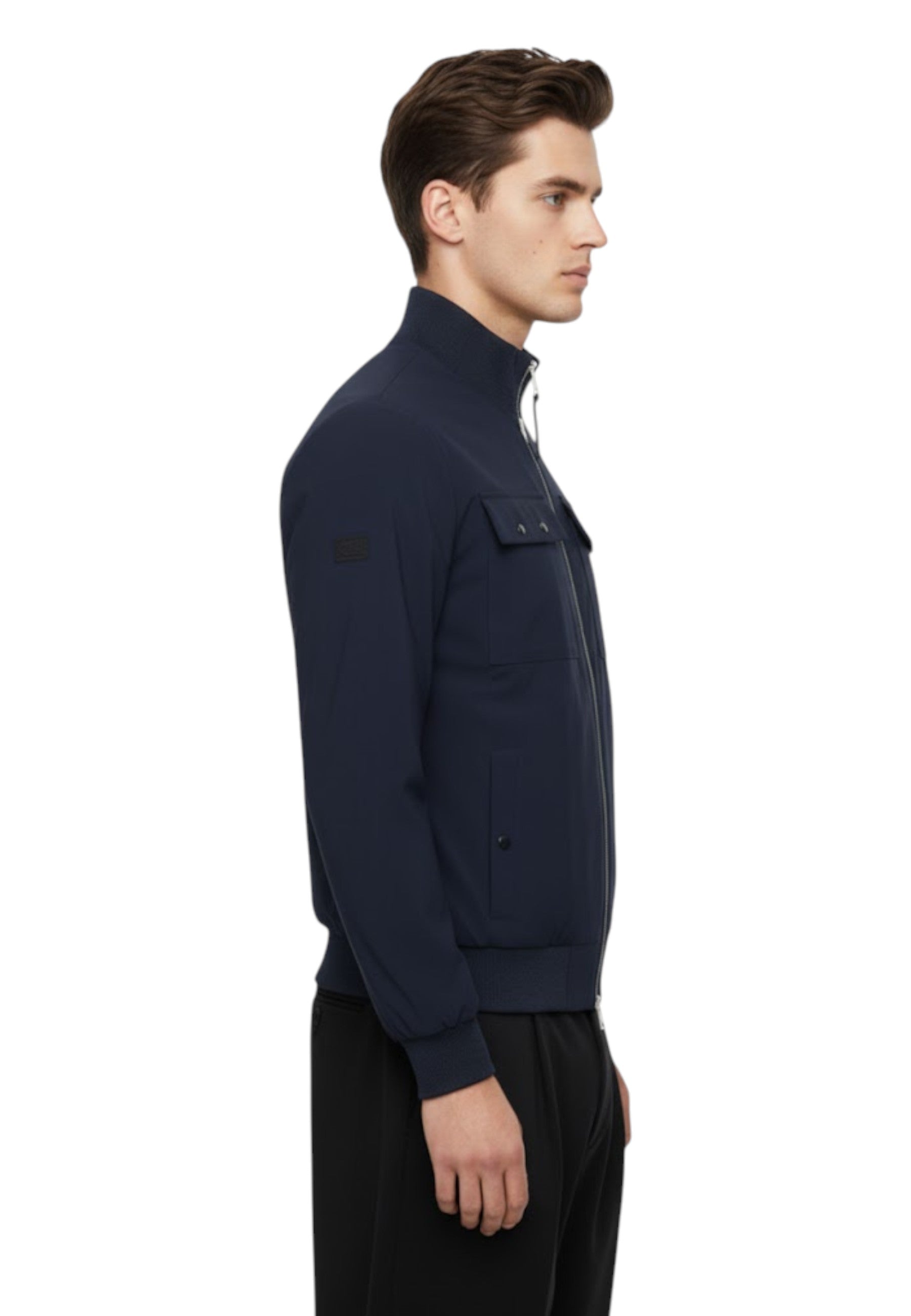 FELPA A GIROCOLLO Blu Pmds