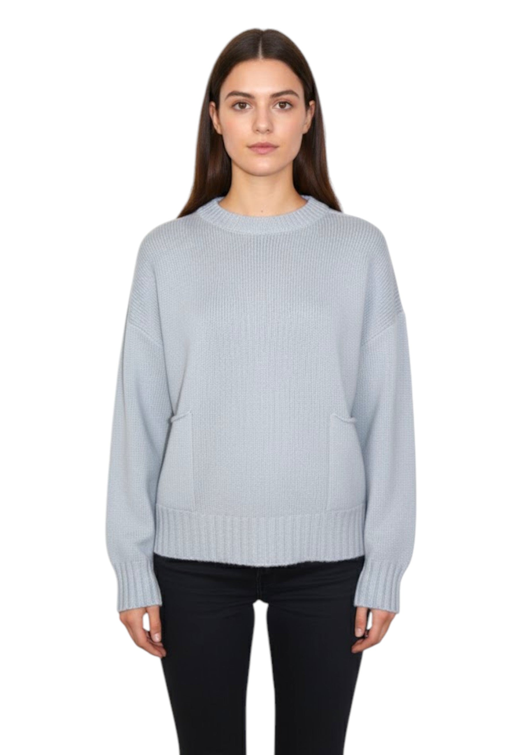 GIROCOLLO MANICA LUNGA Grigio Solotre