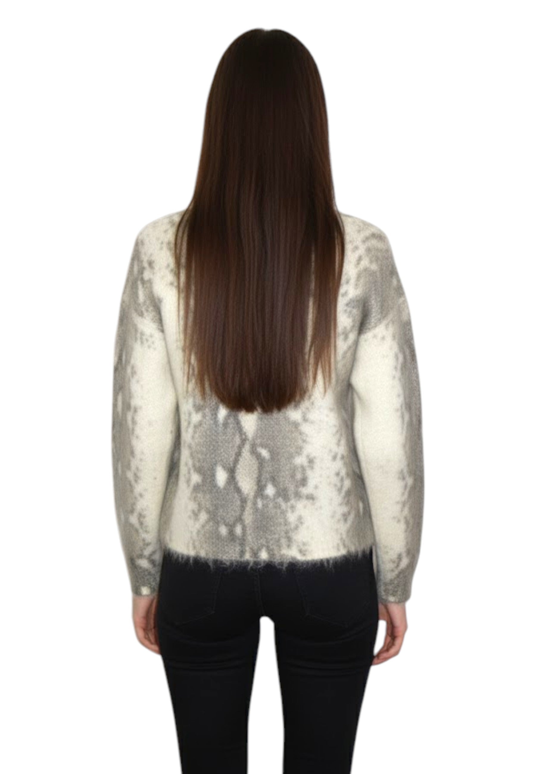 MAGLIE A V Grigio Solotre