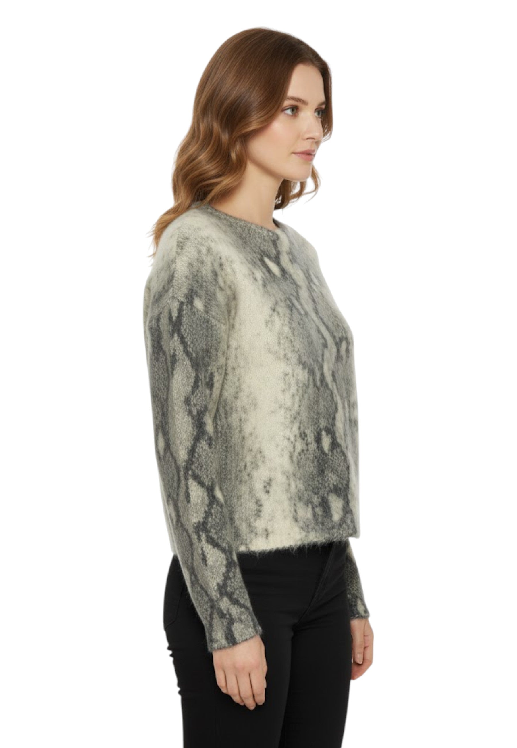 GIROCOLLO MANICA LUNGA Grigio Solotre