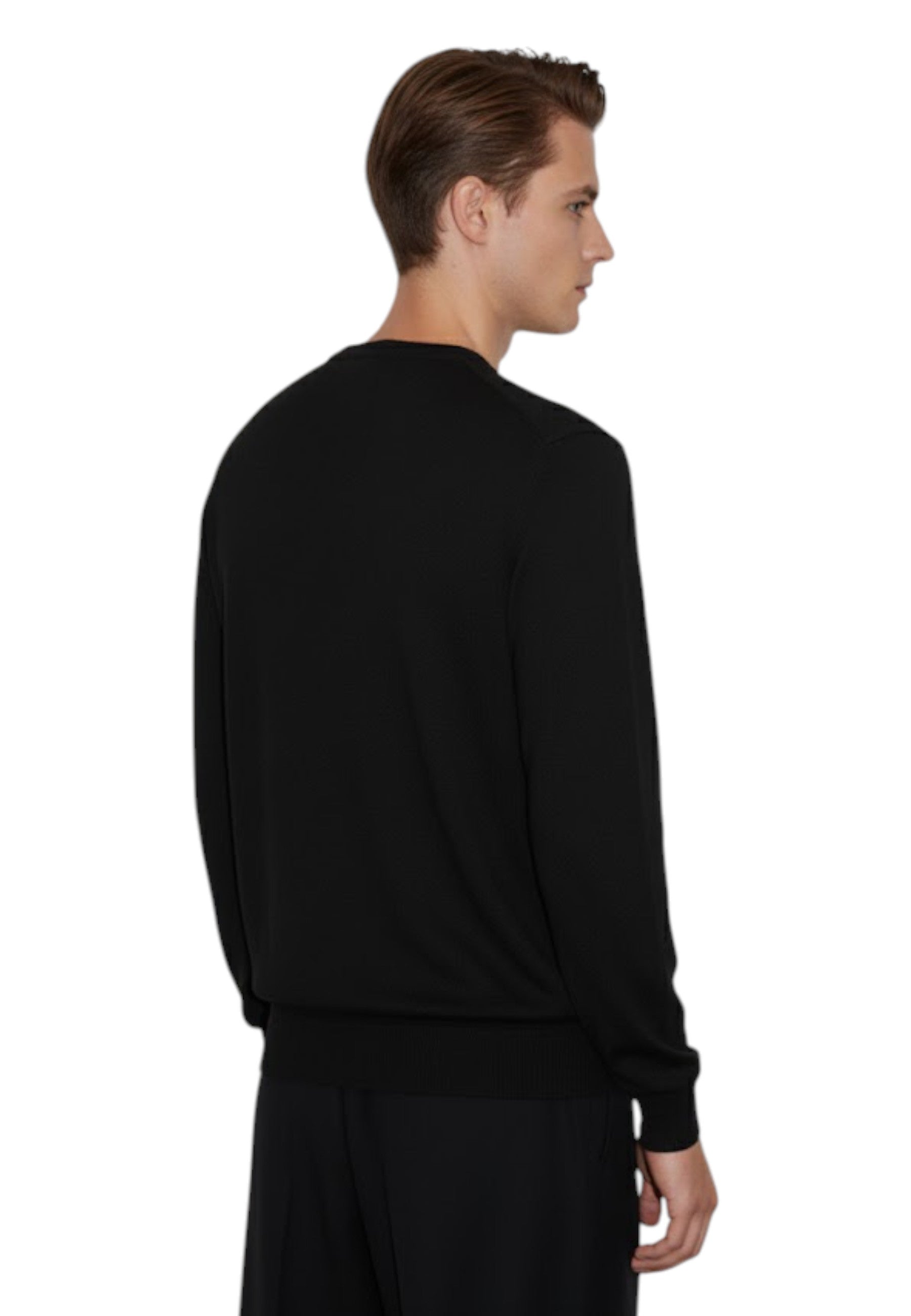 GIROCOLLO MANICA LUNGA Nero Della Spiga