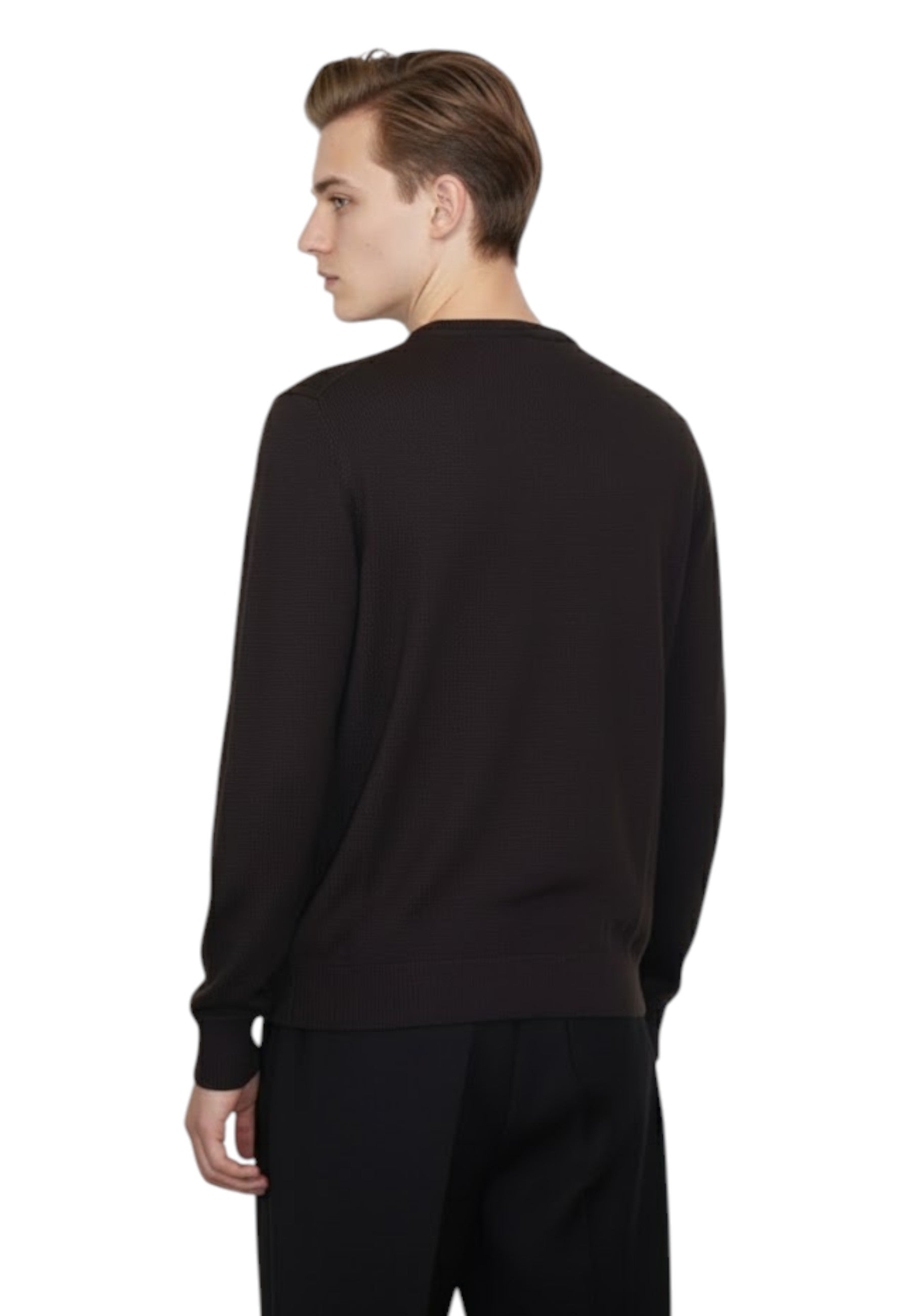 GIROCOLLO MANICA LUNGA Marrone Della Spiga