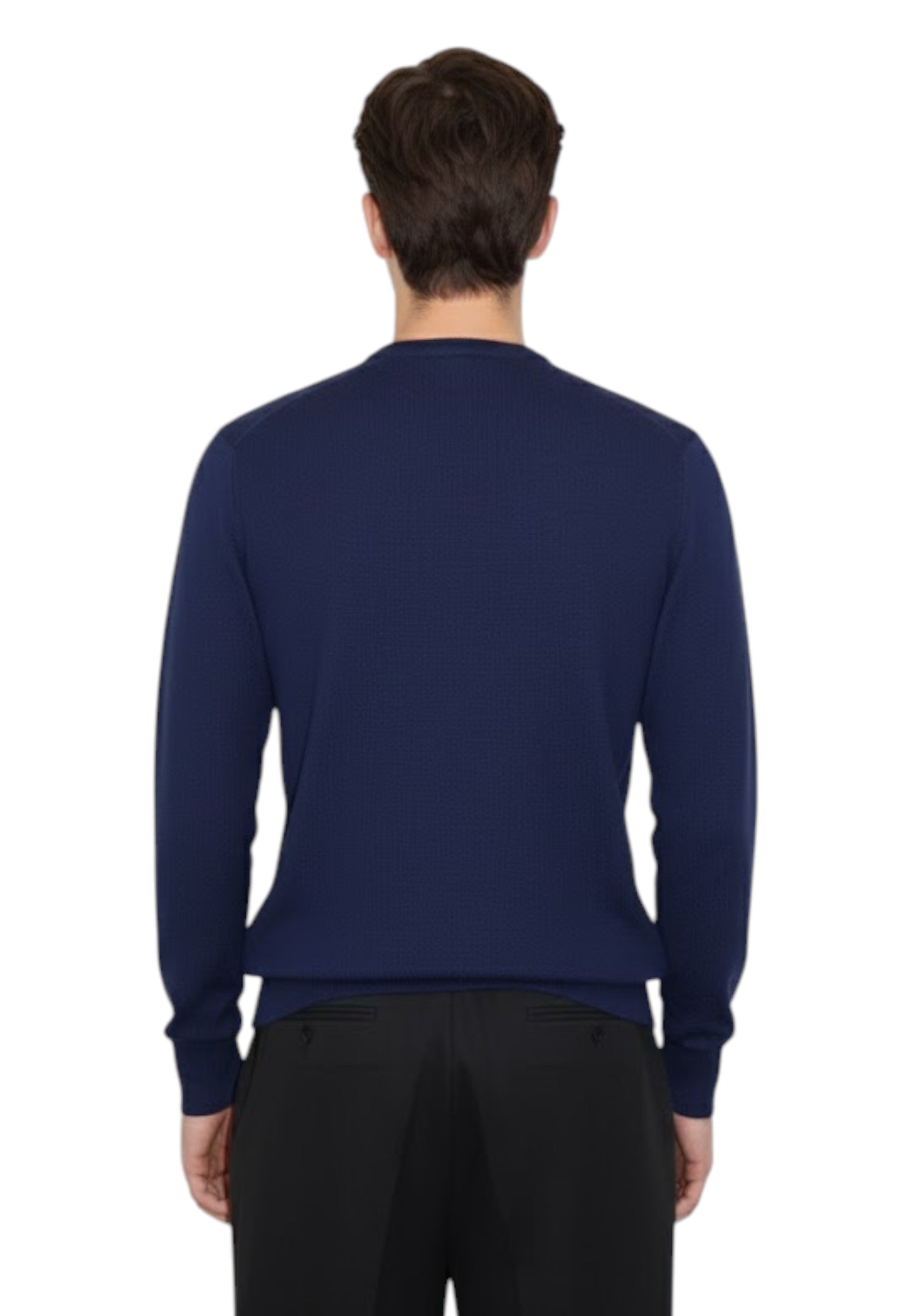 GIROCOLLO MANICA LUNGA Blu Della Spiga