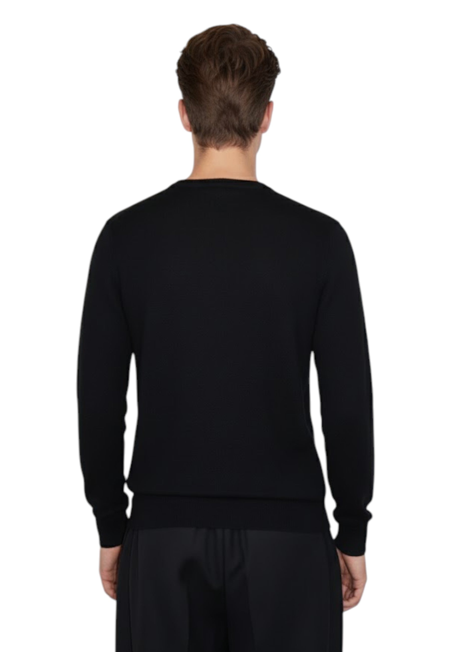 GIROCOLLO MANICA LUNGA Nero Della Spiga