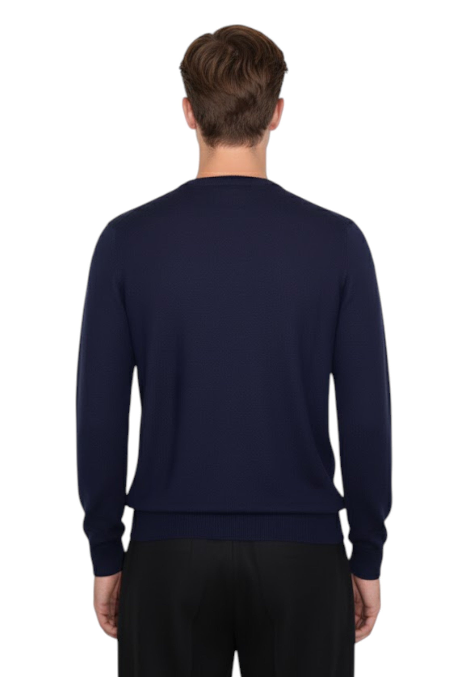 GIROCOLLO MANICA LUNGA Blu Della Spiga