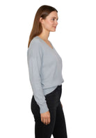 MAGLIE A V Grigio Della Spiga