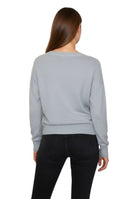 MAGLIE A V Grigio Della Spiga