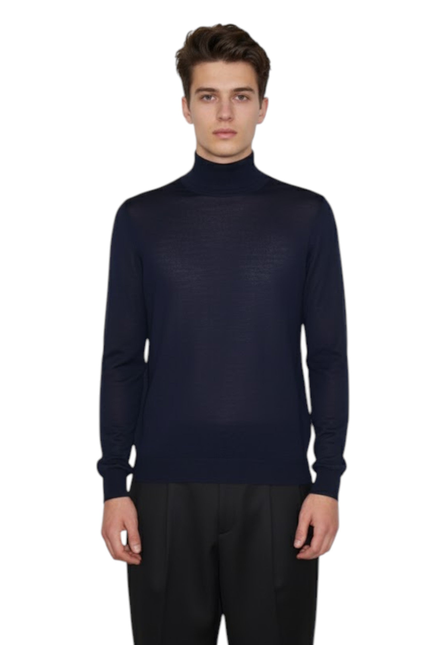 MAGLIE A LUPETTO Blu Kangra