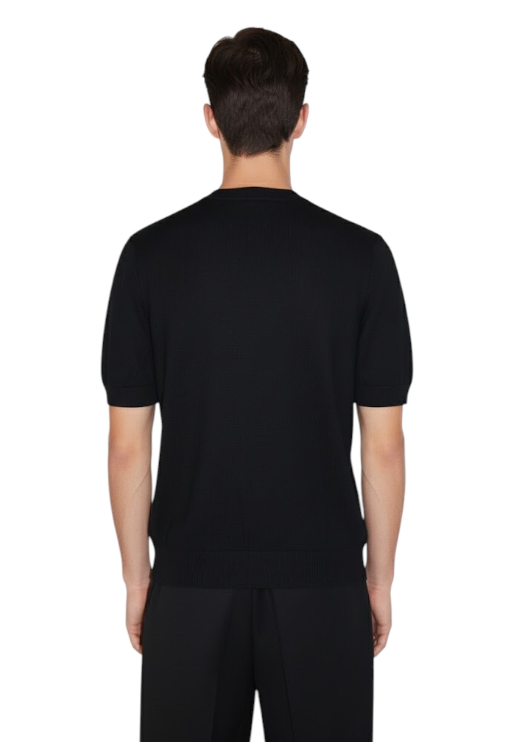 GIROCOLLO MANICA CORTA Nero Jean Paul