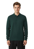 POLO A MANICA LUNGA Verde Jean Paul