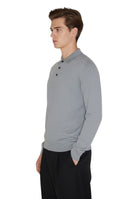 POLO A MANICA LUNGA Grigio Jean Paul