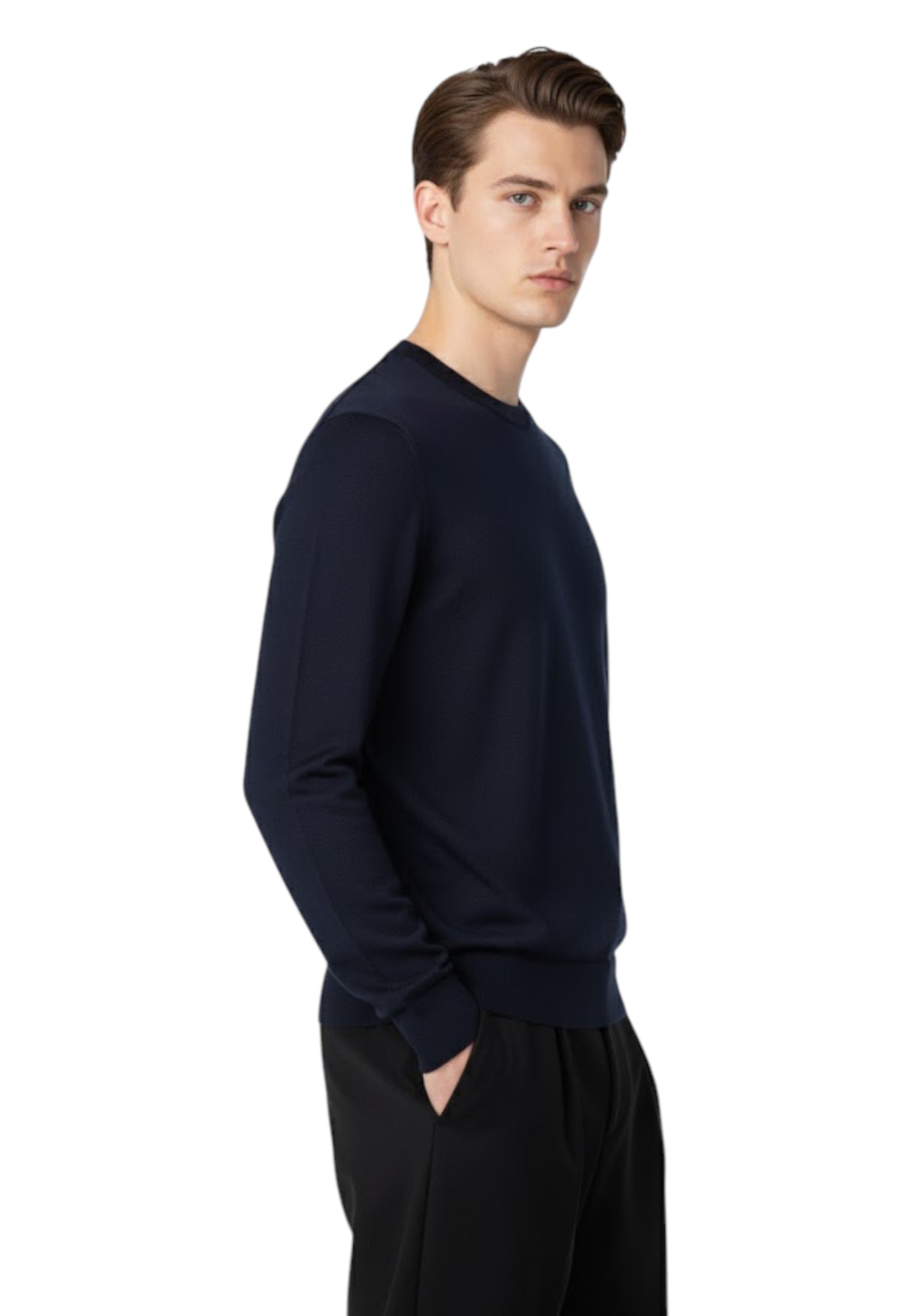 GIROCOLLO MANICA LUNGA Blu Jean Paul