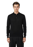 POLO A MANICA LUNGA Nero Jean Paul