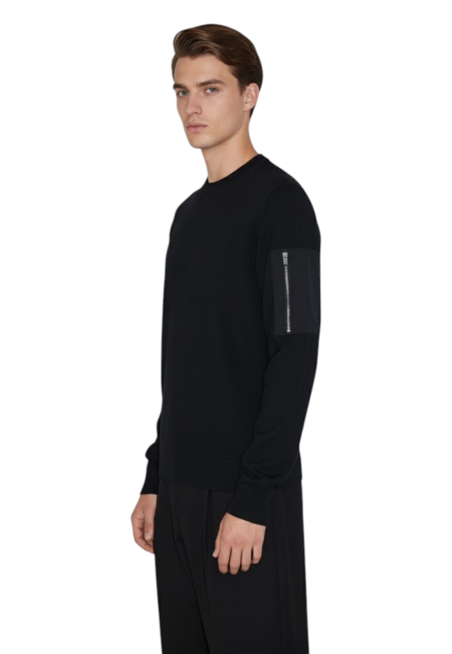 GIROCOLLO MANICA LUNGA Nero Jean Paul