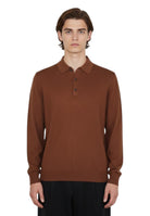 POLO A MANICA LUNGA Marrone Jean Paul