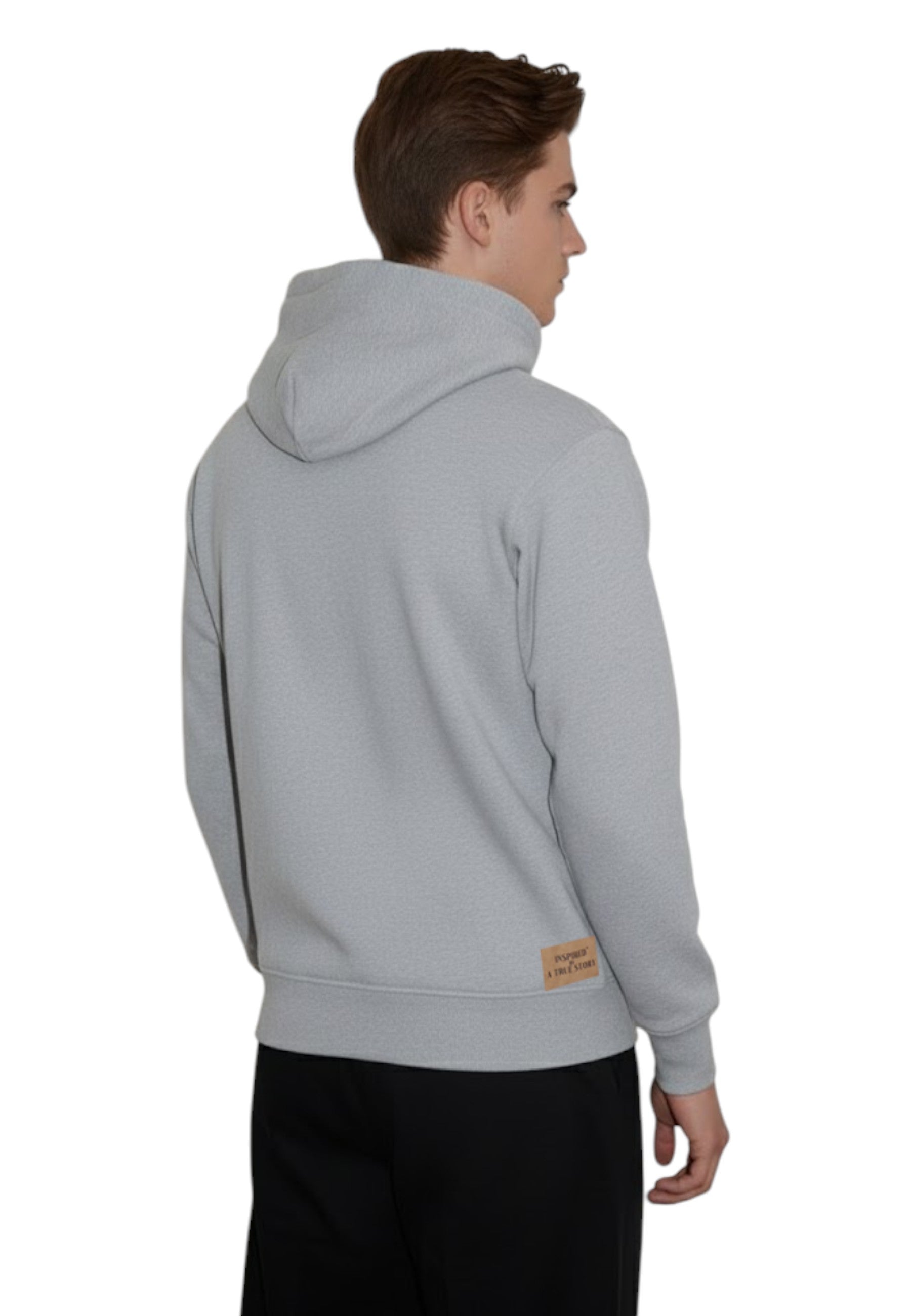 FELPE CON CAPPUCCIO Grigio Inspired By A True Story