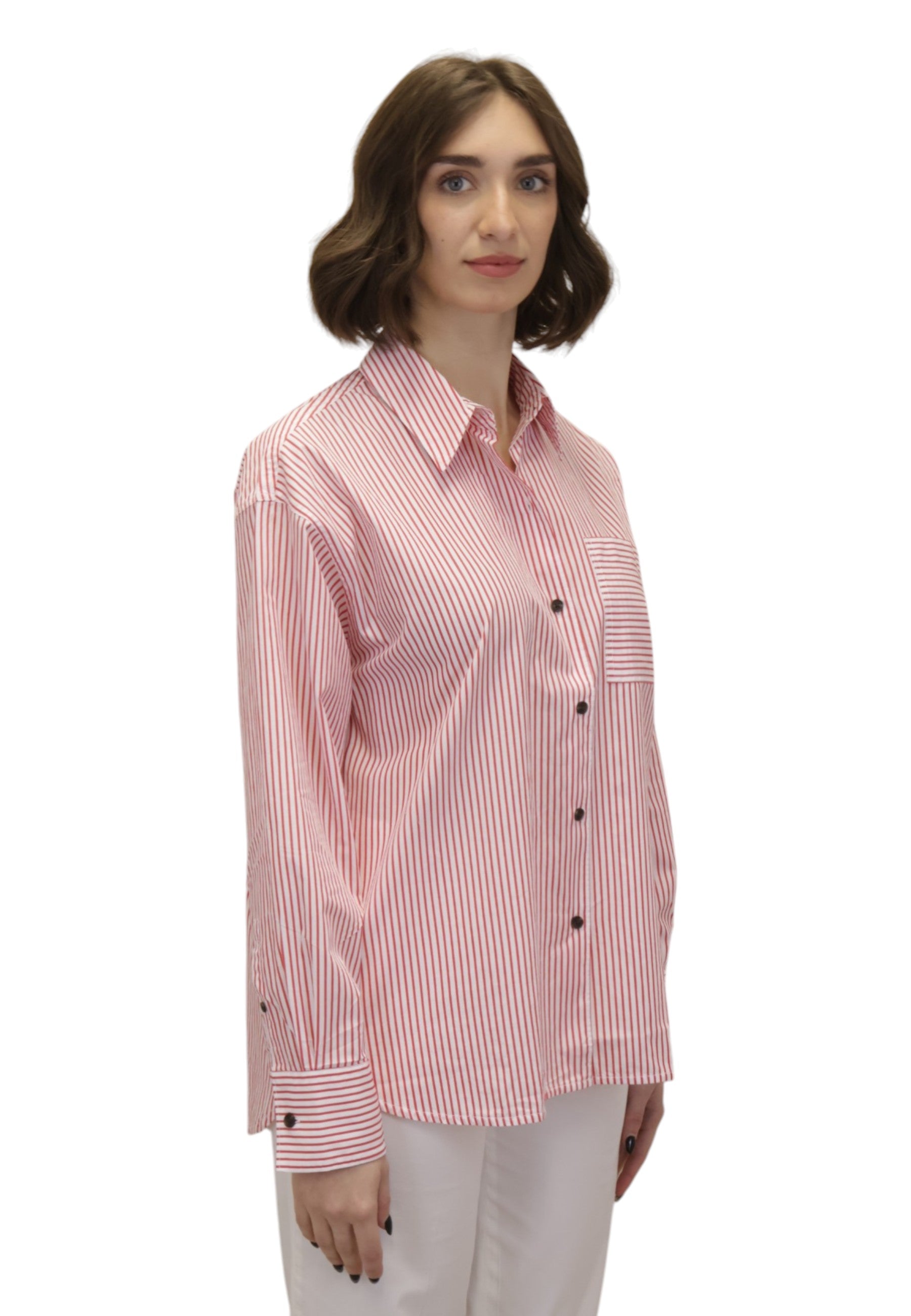 CAMICIE MANICA LUNGA Rosso Barbour