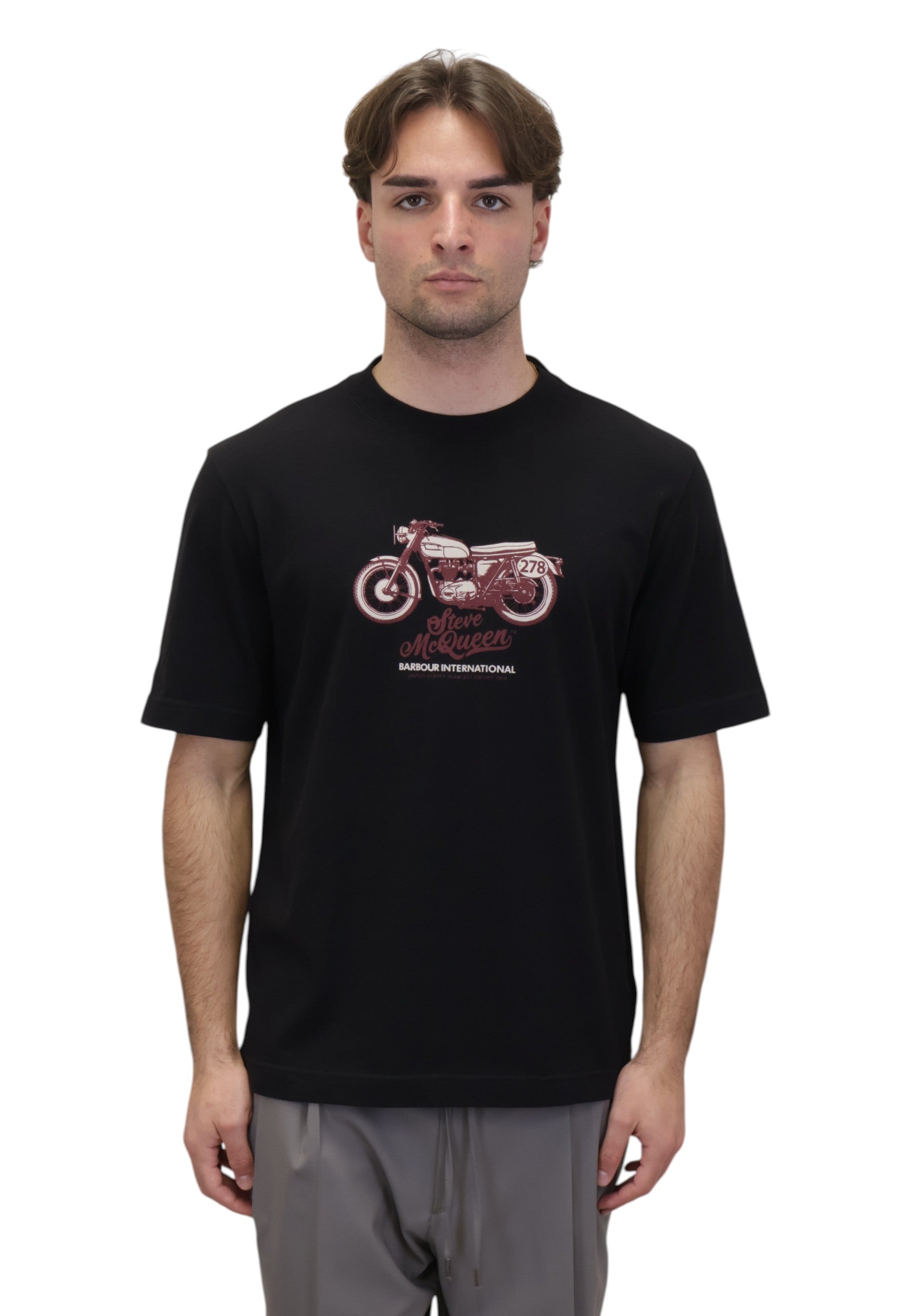 T-SHIRT Nero Barbour International
