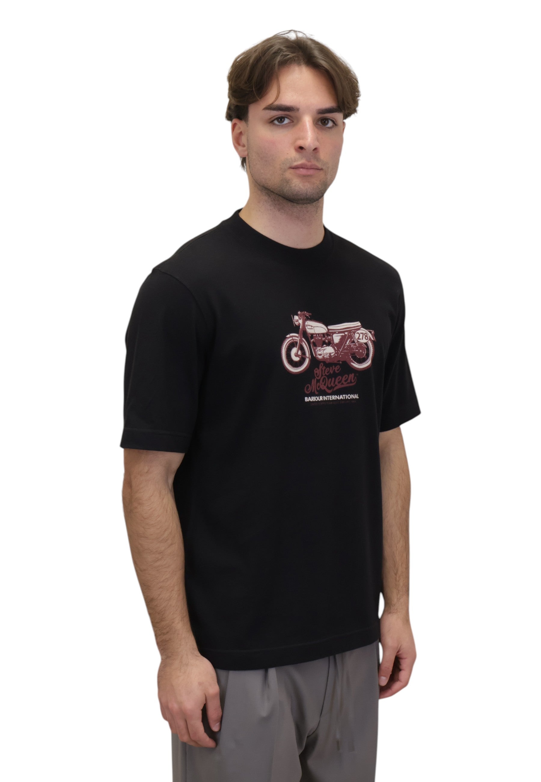 T-SHIRT Nero Barbour International