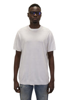GIROCOLLO MANICA CORTA Bianco Blu Cashmere