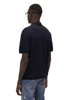 POLO A MANICA CORTA Blu Blu Cashmere