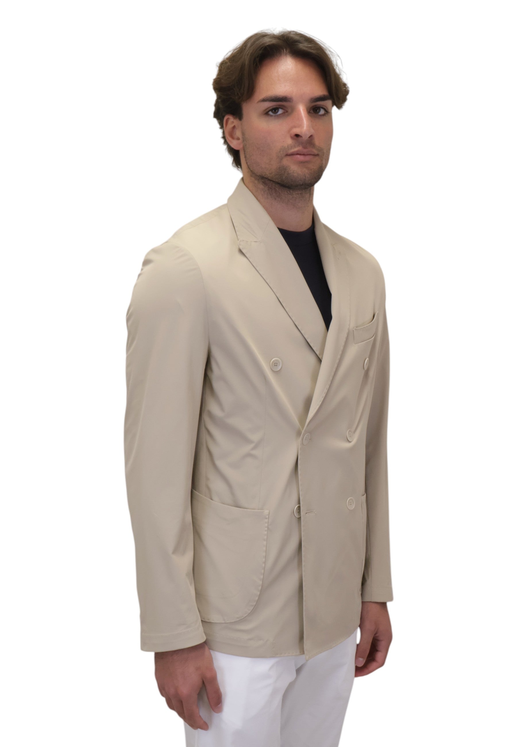 BLAZER DOPPIOPETTO Beige Bottega Marchigiana 
