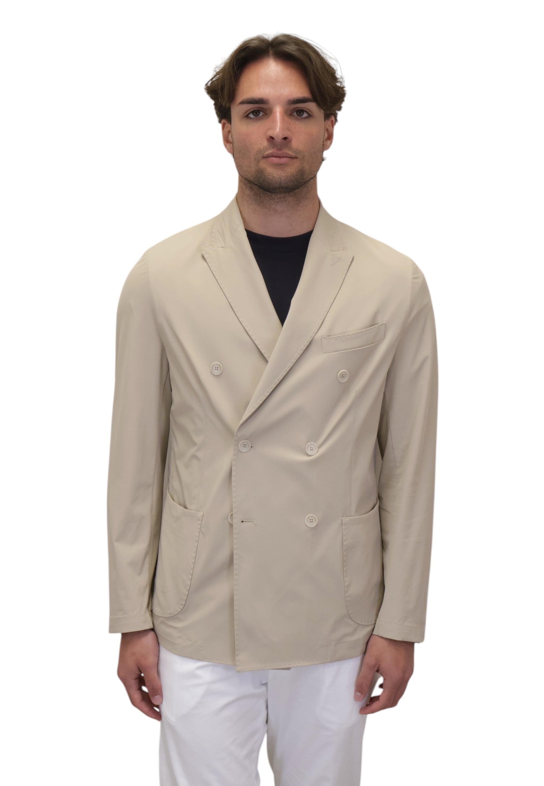 BLAZER DOPPIOPETTO Beige Bottega Marchigiana 