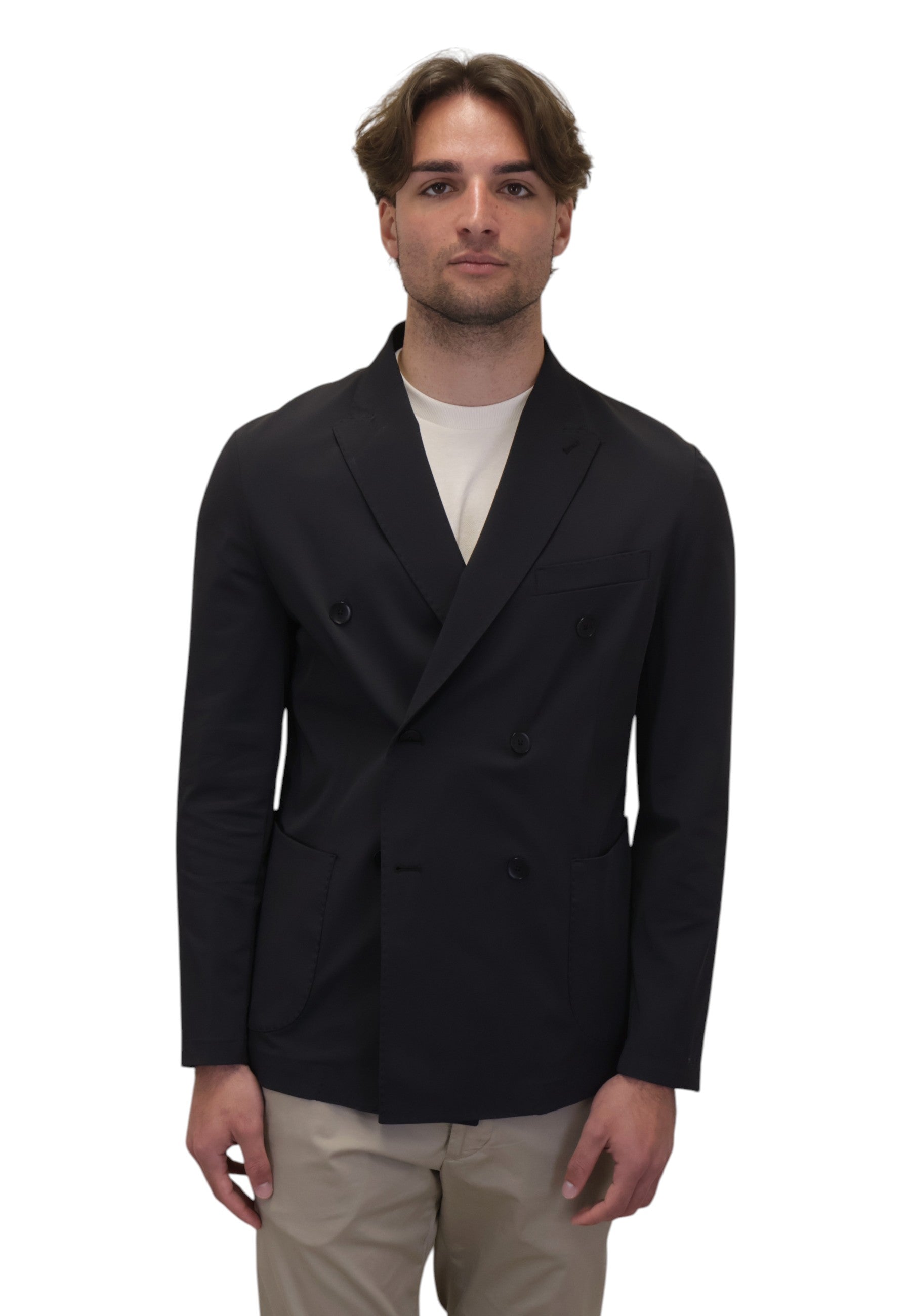 BLAZER DOPPIOPETTO Nero Bottega Marchigiana 