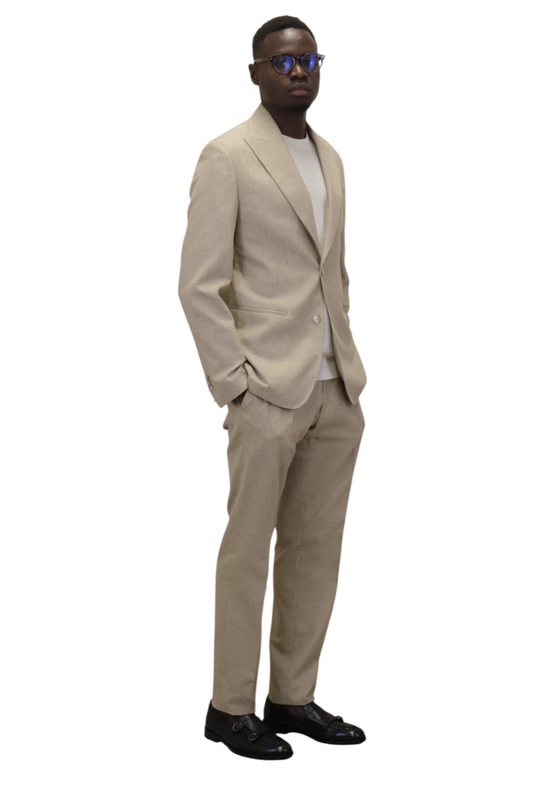 BLAZER MONOPETTO Beige Bottega Marchigiana 