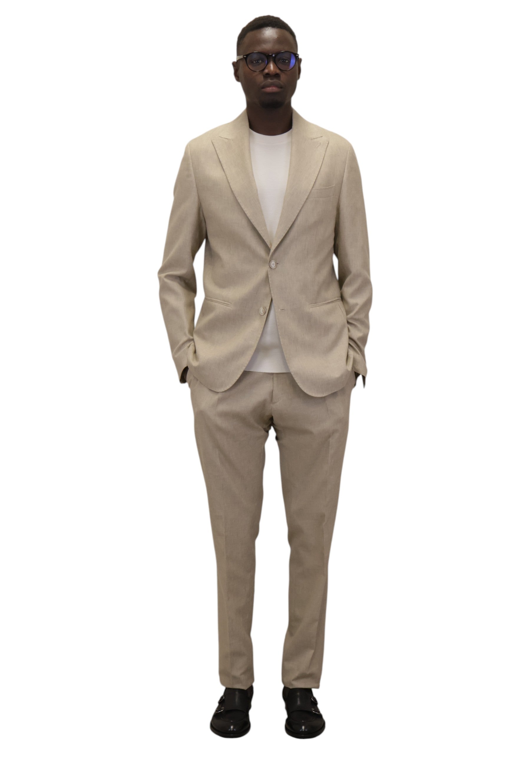 BLAZER MONOPETTO Beige Bottega Marchigiana 