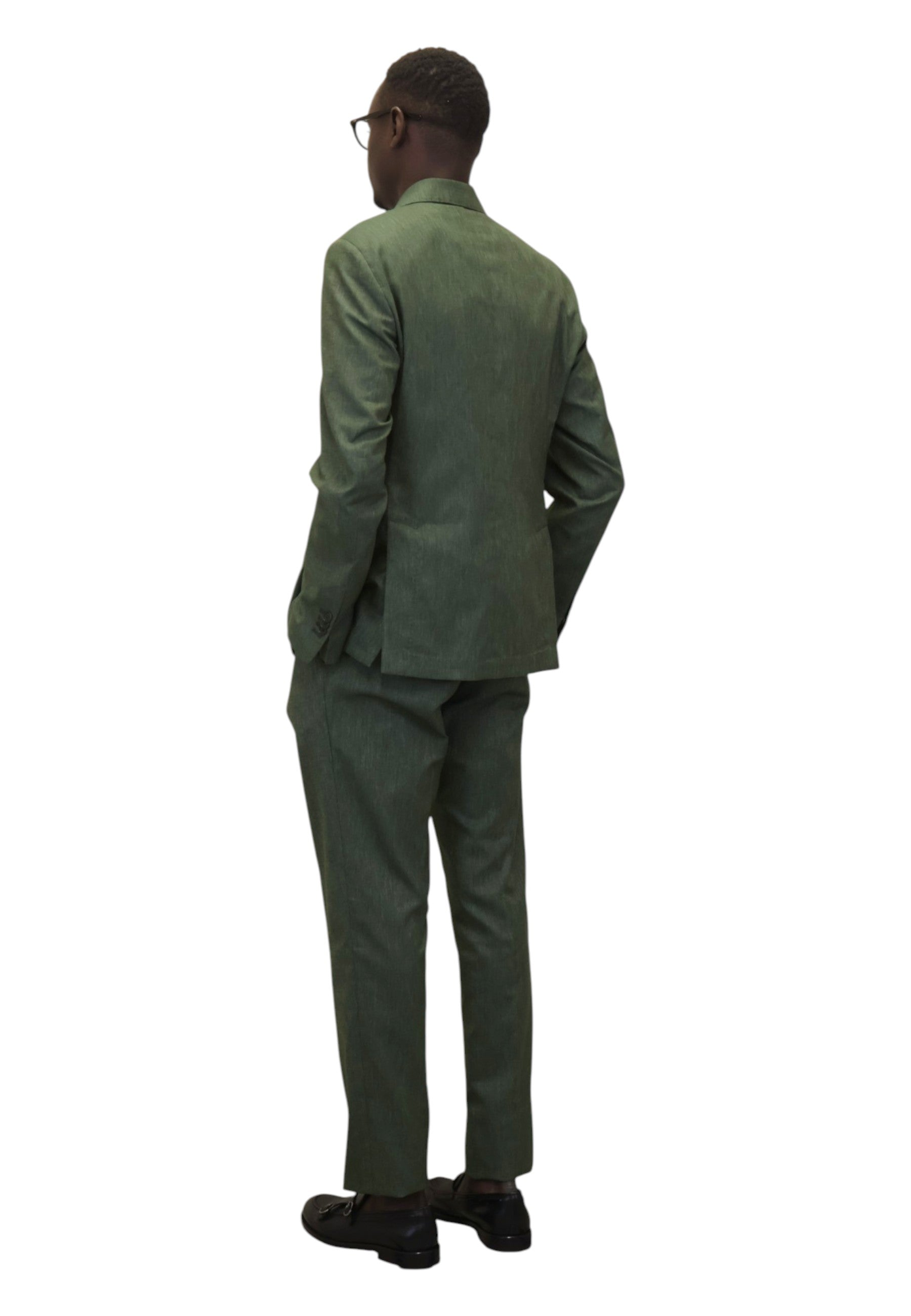 BLAZER MONOPETTO Verde Bottega Marchigiana 