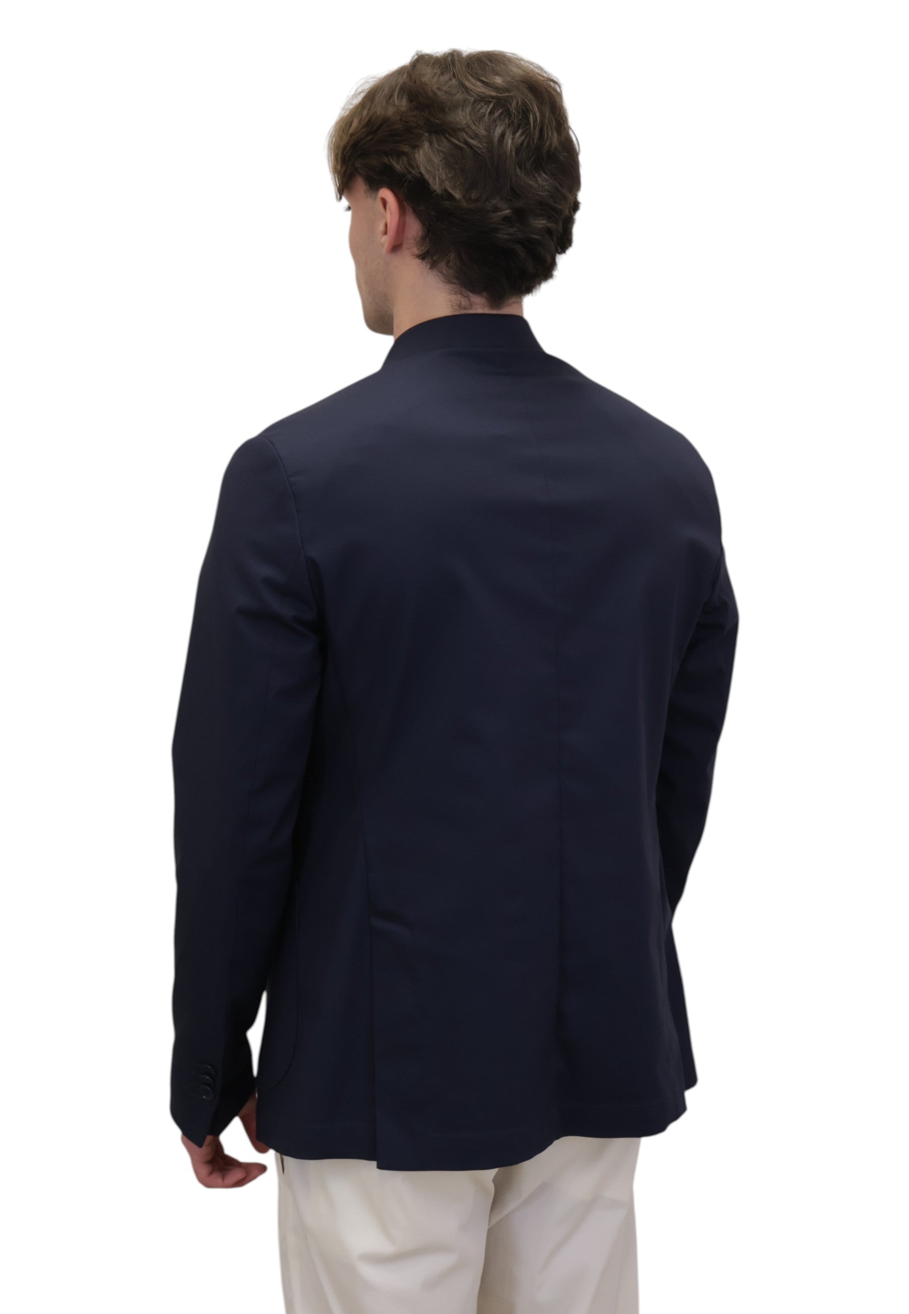 BLAZER MONOPETTO Blu Bottega Marchigiana 