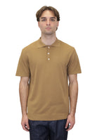 POLO A MANICA CORTA Beige Daniele Fiesoli