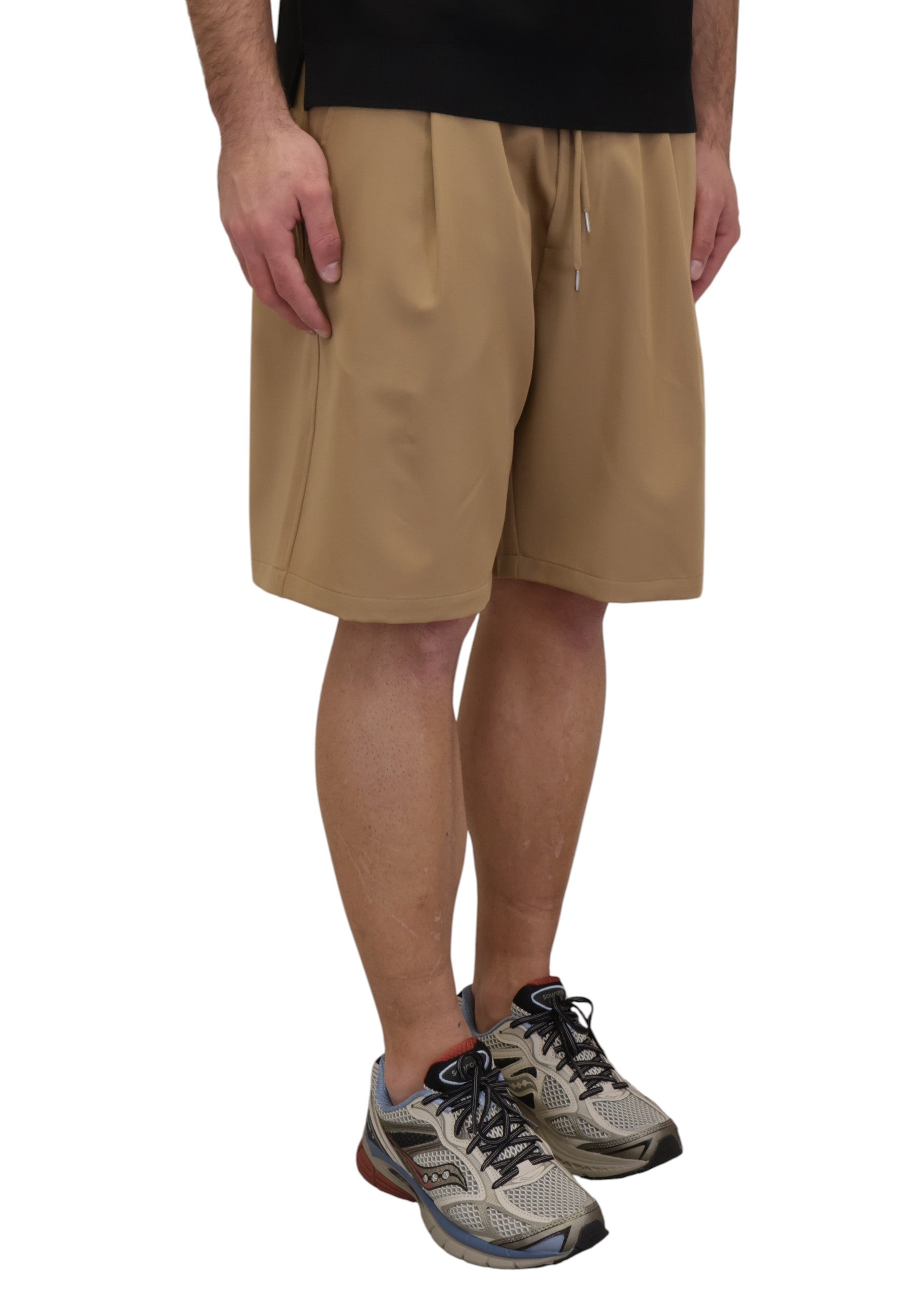 BERMUDA TASCA A FILO Beige Woc