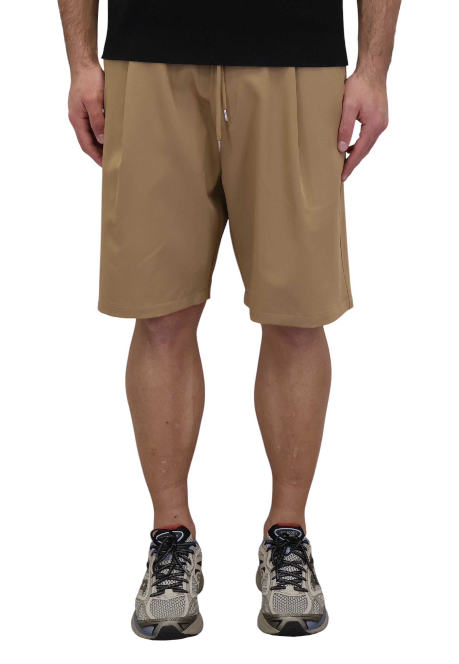 BERMUDA TASCA A FILO Beige Woc