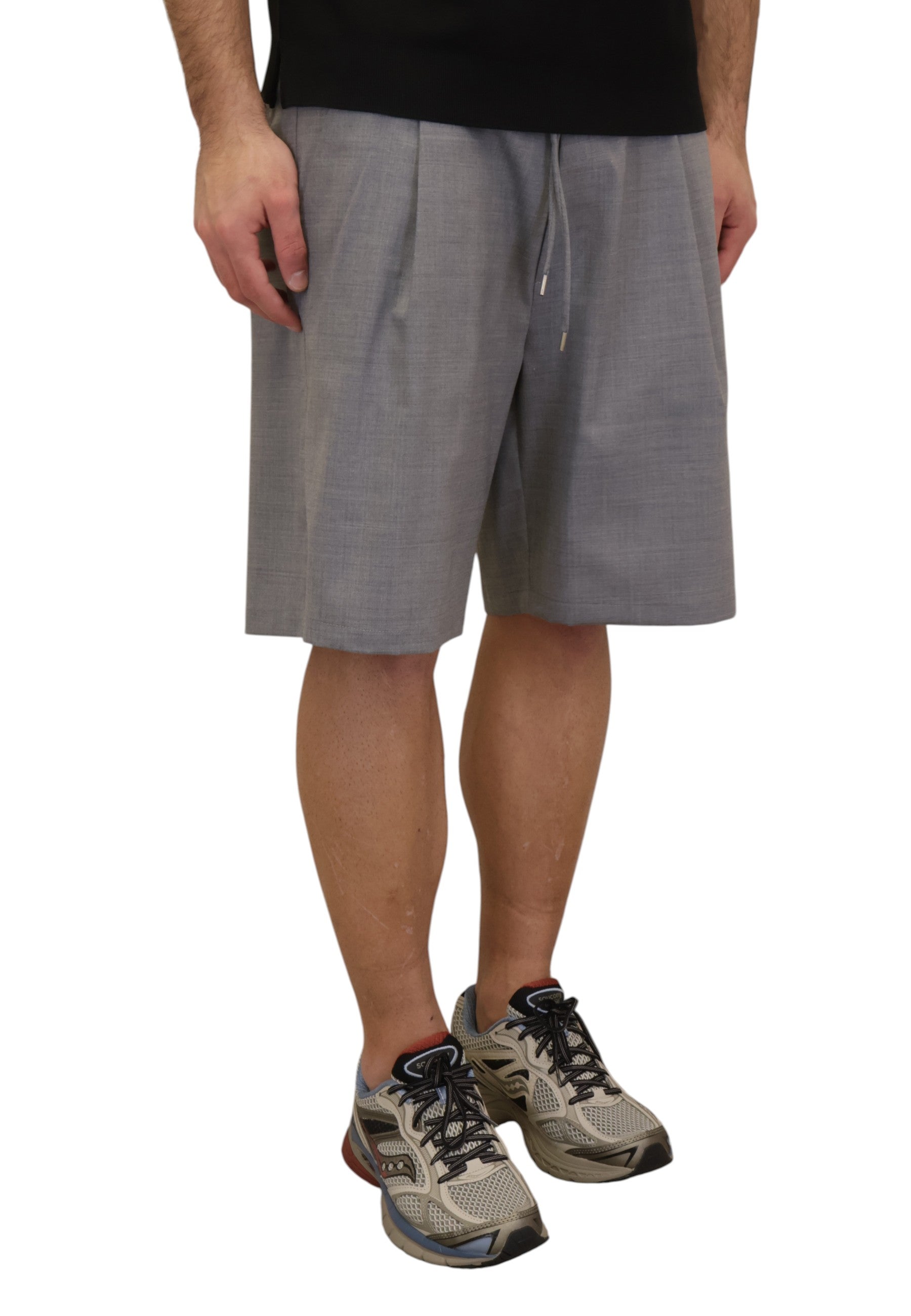 BERMUDA TASCA A FILO Grigio Woc