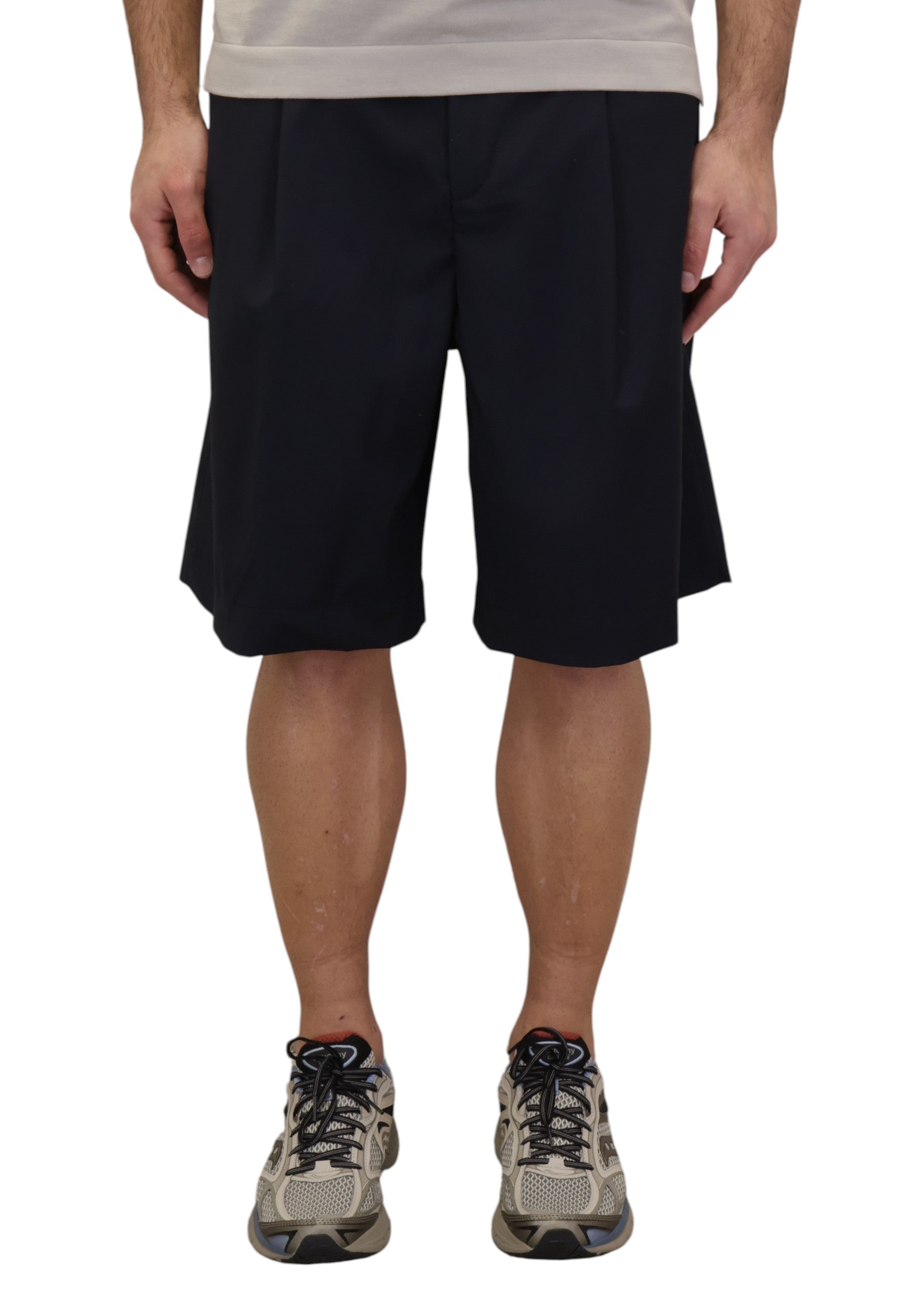 BERMUDA TASCA A FILO Blu Woc